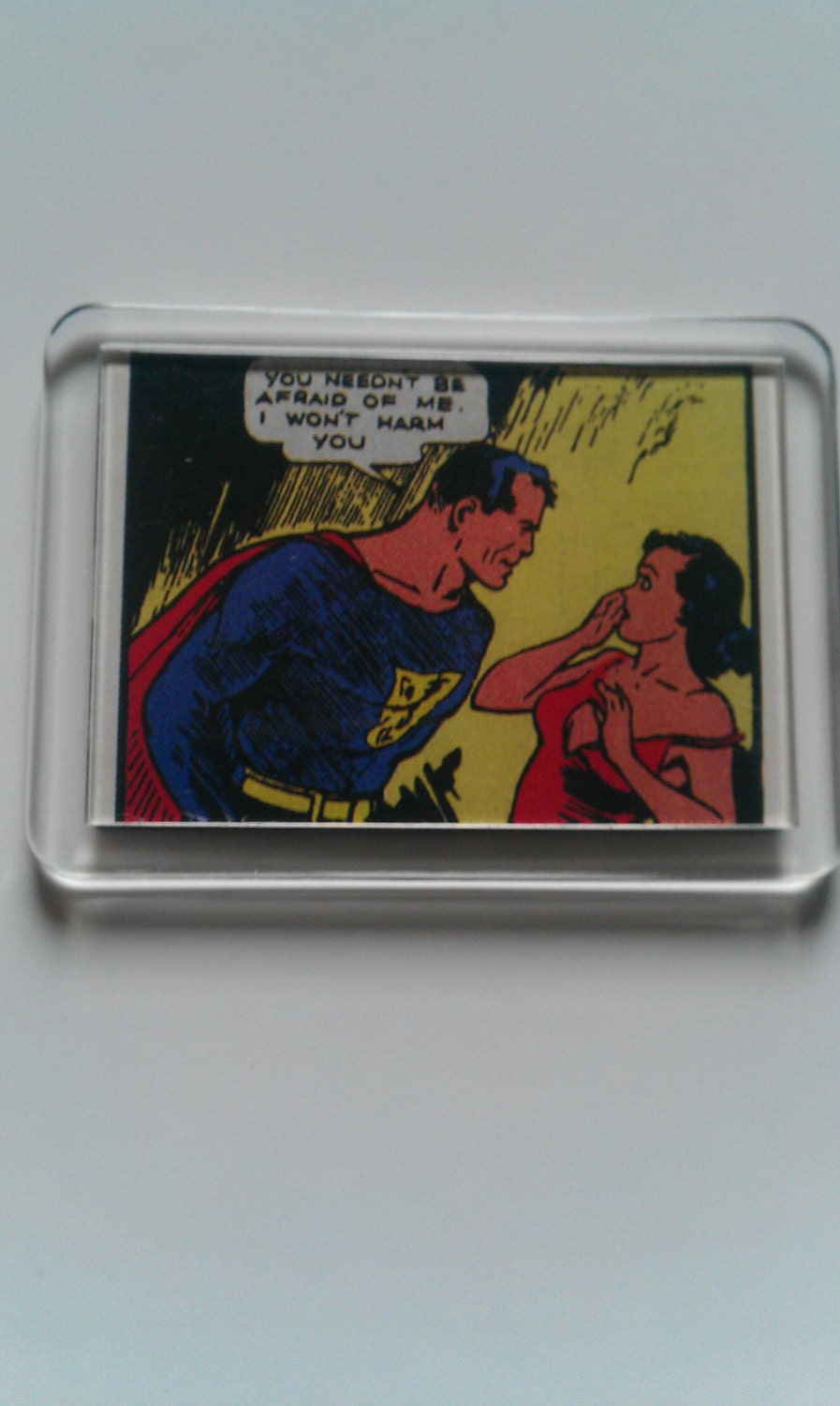 MAGNET Superman Super Man DC Comics Recycled