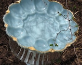 Upcycled Glass Garden Totem - Birdfeeder/bath