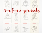 Bundle of 3 Letterpress Prints (3 of 12)