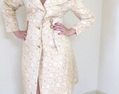 Vintage Mod Gold Cream 60s Weatherbee Rain Coat