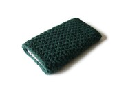 iPhone iPod iTouch Cover Crochet Sleeve Phone Case Forest Green - MADE TO ORDER, Graduation Gift