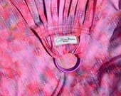 Hot Pink with Purple Dots and Stripes Ring Sling