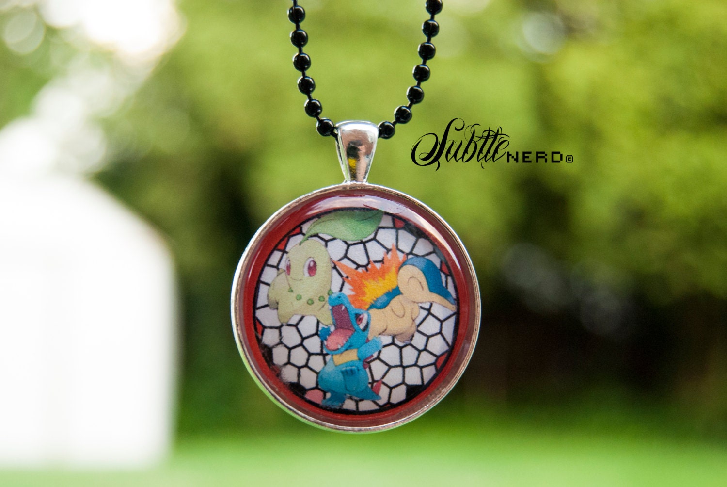 Pokemon Johto Starters Necklace