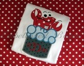 Crawfish Boil Applique T-shirt for Girls or Boys Personalized