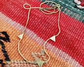 Triangle Trinity Necklace