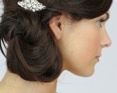 Rhinestone crystal hair comb.  Bridal hair piece, wedding hair accessories, wedding hair, Crystal hair accessory- Style 248