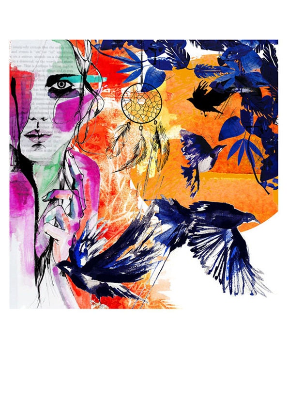 Nightfall // A3 Giclée print // ILLUSTRATION