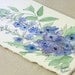 Garden Nature Art Watercolor Blue Delphinium Original Painting Laurie Rohner