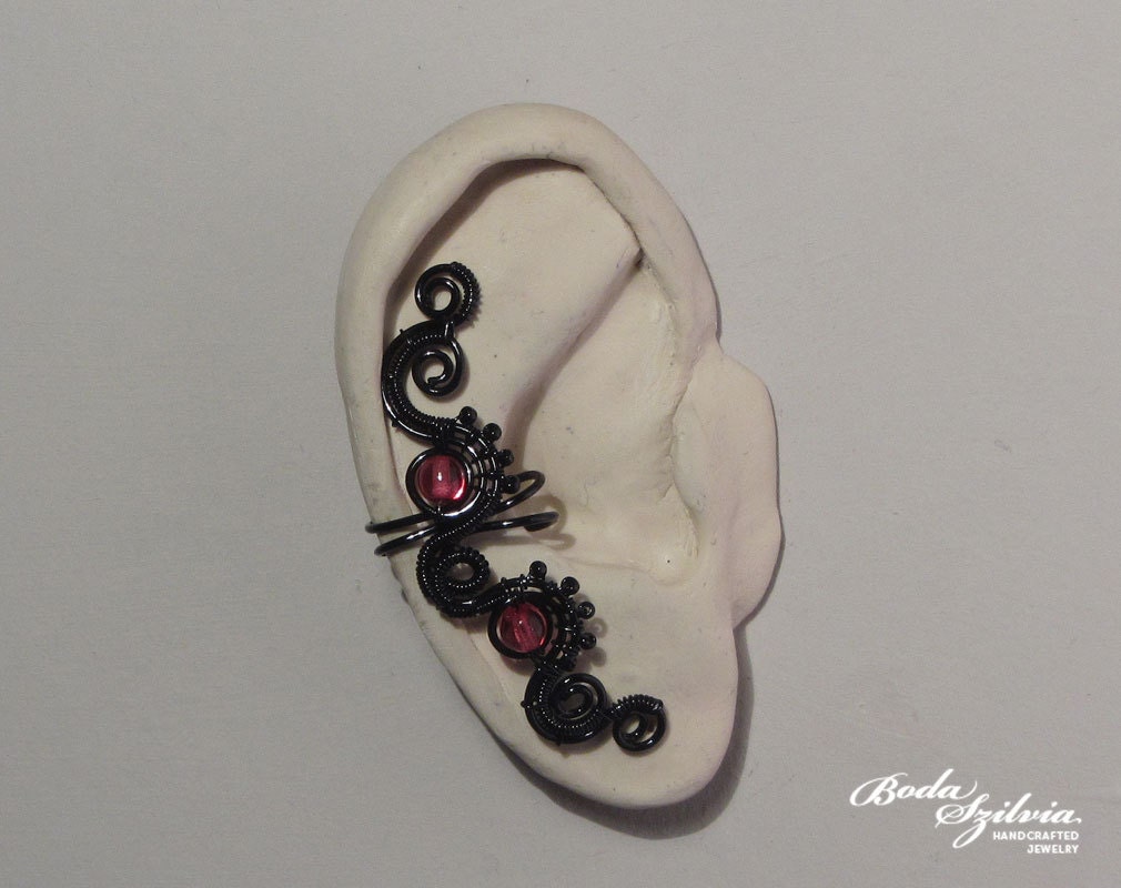 BLACK DREAMS ear cuff  -  4 variations available