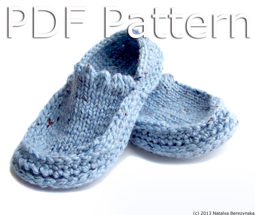 Crochet Slippers Pattern - Crochet Pattern - Knitted Slippers Pattern - Womens Mens Crochet Slippers Pattern - Adult Slippers Pattern