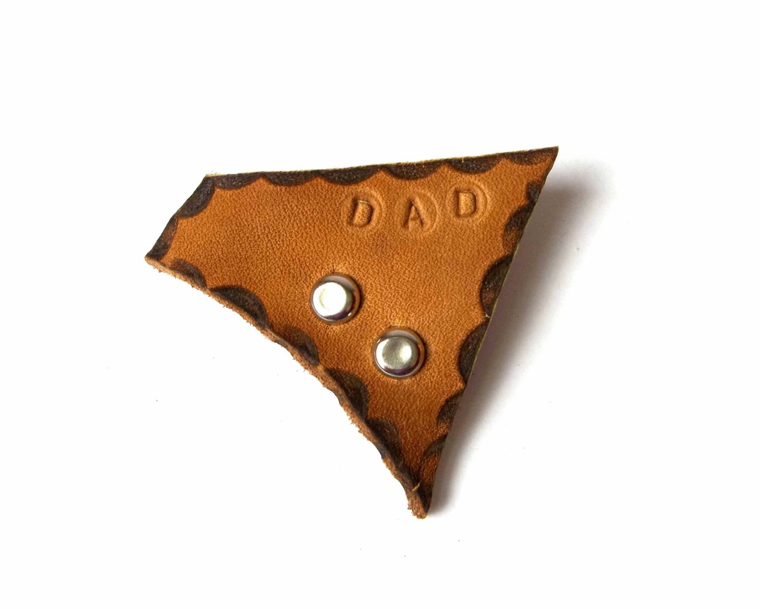 Mens Leather Accessory Fathers Day Lapel Pin