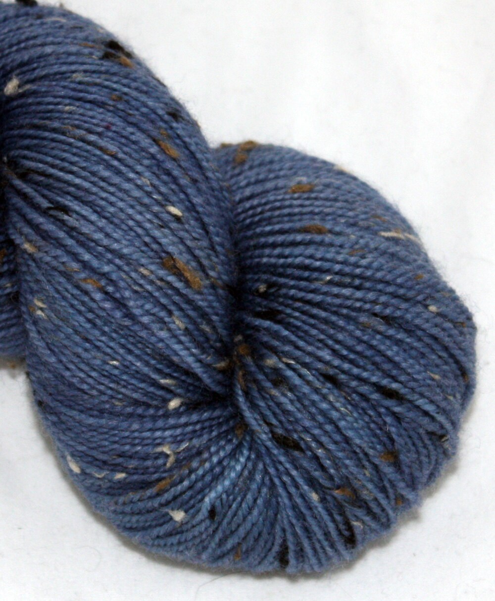 Denim--Celtic Cat--SW Tweed fingering
