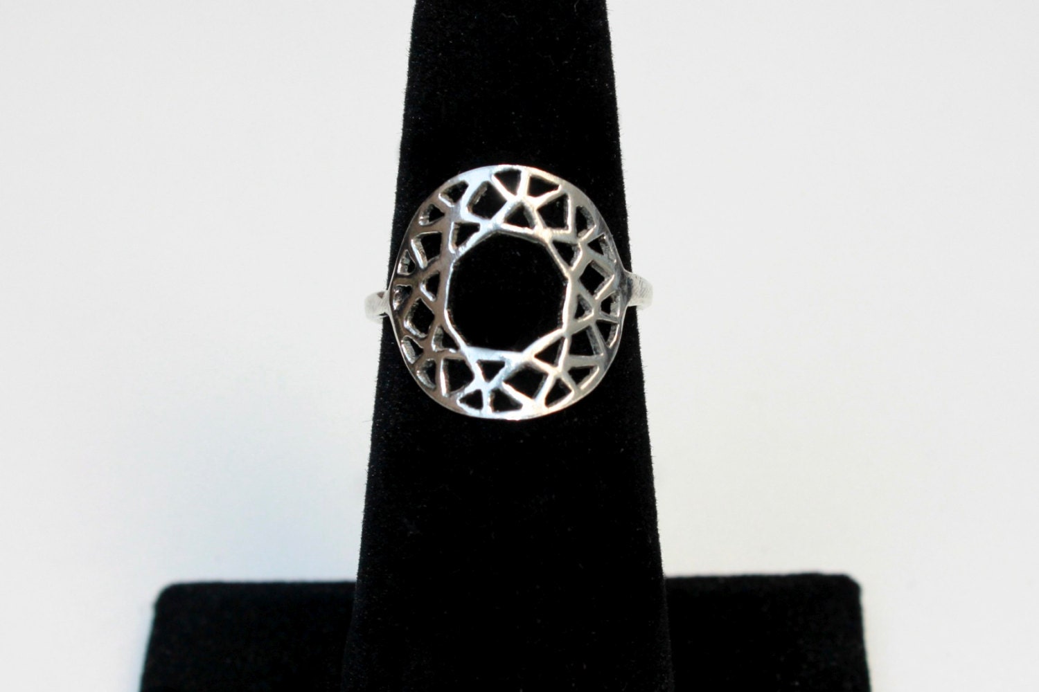 Round Gemstone Ring