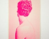 Figure No. 1 - 12x18 Risograph Print (Pink)