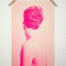 Figure No. 1 - 12x18 Risograph Print (Pink)
