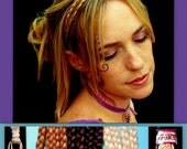 hair braided headband double strand braid plait plaited hippie boho hairband wedding woman hair accessory bridal hair band Grecian hairpiece