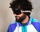 Vintage Plastic Sunglasses Steampunk Ski Winter Goggles