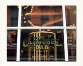 New Orleans Carousel Bar Photography, French Quarter Sign, 8"x10" Photo Print. Mardi Gras, Wall Art, Home Decor