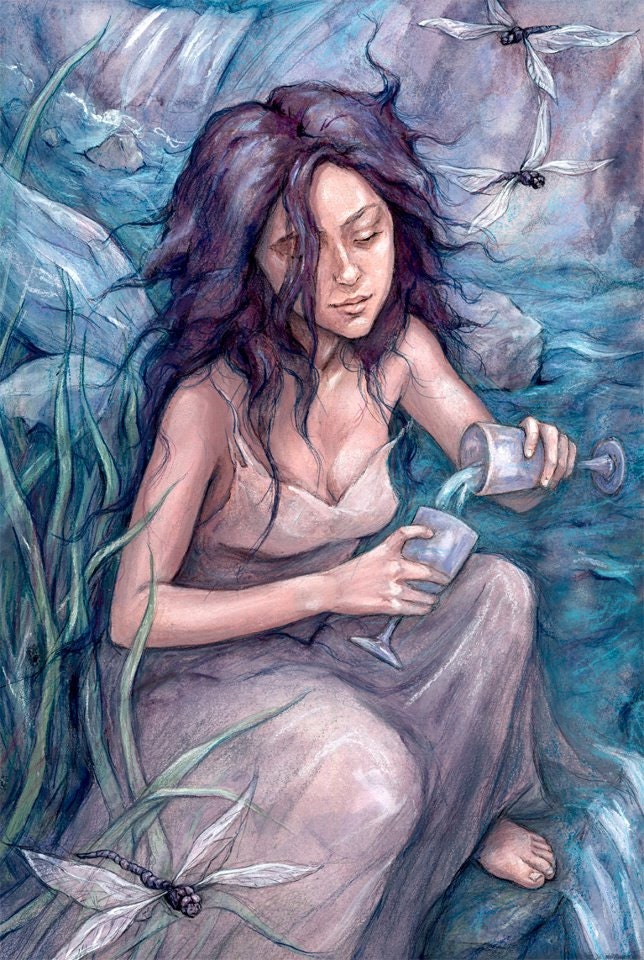 Flowing, print (29.7 x 42cm)