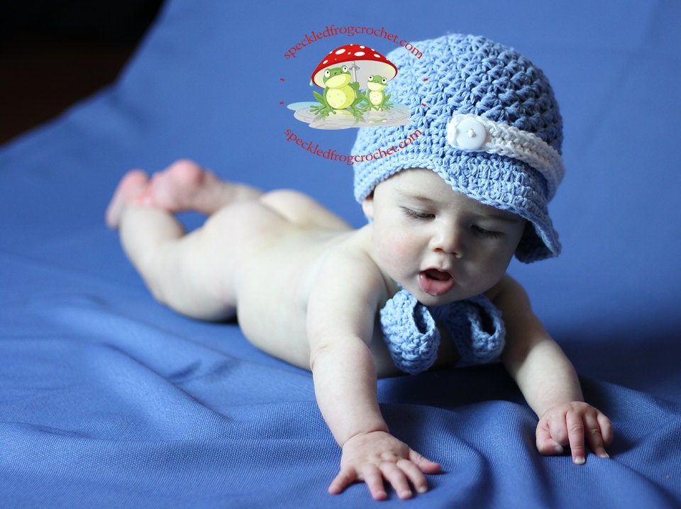 INSTANT DOWNLOAD Crochet Pattern Everyday Newsboy Cap Sizes Newborn to Adult Welcome to sell finished items