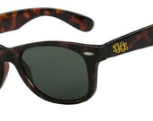 Monogrammed or Greek Letter Wayfarer Sunglasses
