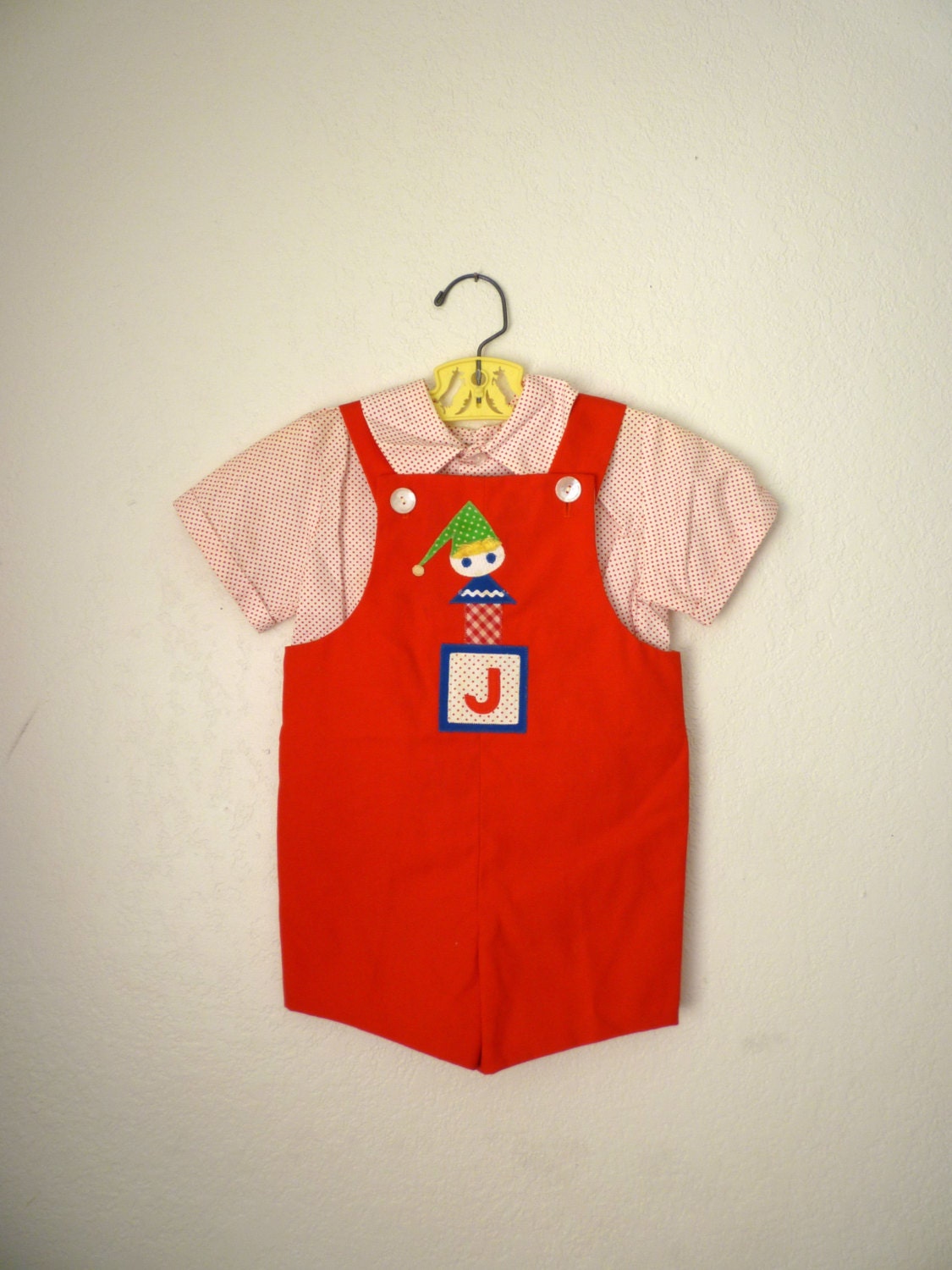 Vintage Jack In The Box Jon Jon, Size 3T