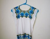 Vintage Hand Painted Embroidered Tunic, Toddler Size 4T