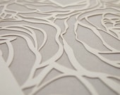Papercut Ketubah - Roses Frame