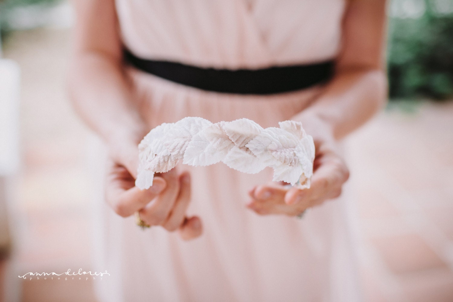 Blush Leaf Crown - 2013 bridal collection