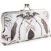 Clutch bag with gum and palm leaves