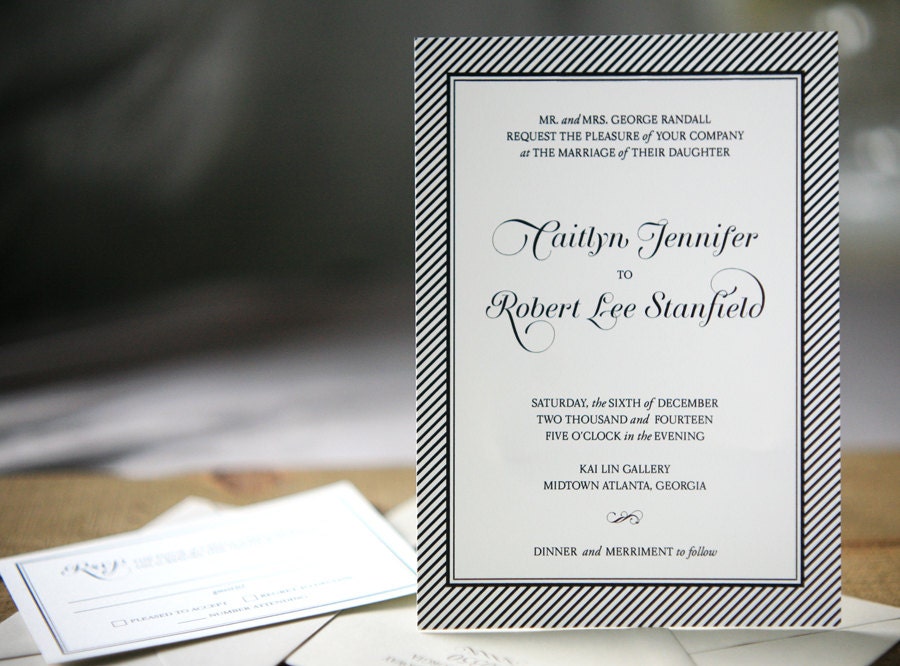 Wedding Invitation Suite - In Print Invitations