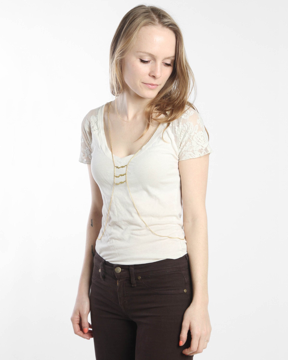 Florence // convertible body chain // eco friendly handmade jewelry