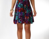 vintage 1960s dress / 60s floral dress / Blair Floral Dress