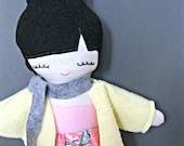 Indie Fashionista Girl Rag Doll - Chelsea with Black Hair