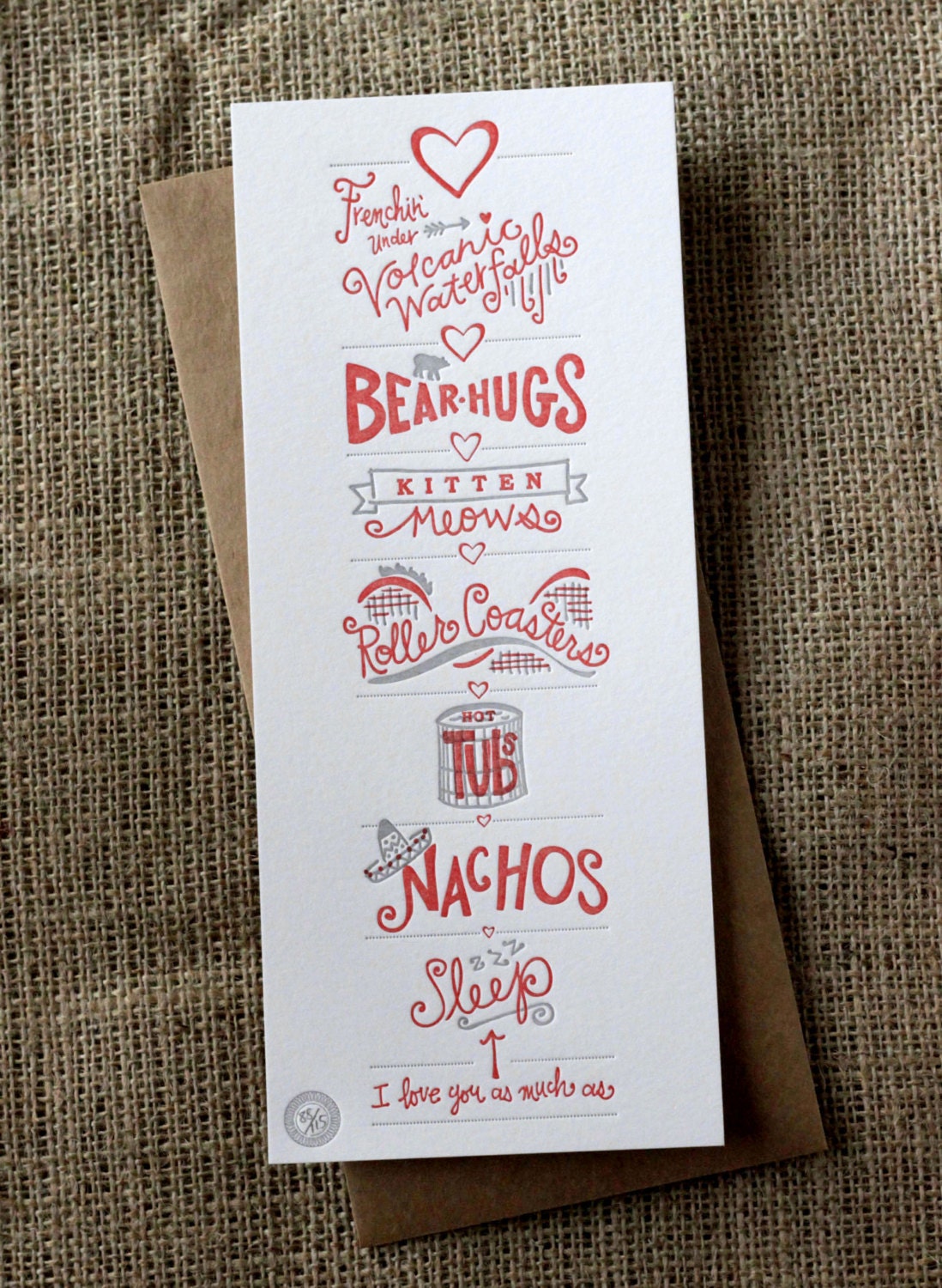 I Love You As Much As... Card