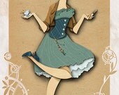 Doctor Who - Lady Doctor 4x6" Papercut Print
