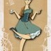 Doctor Who - Lady Doctor 4x6" Papercut Print