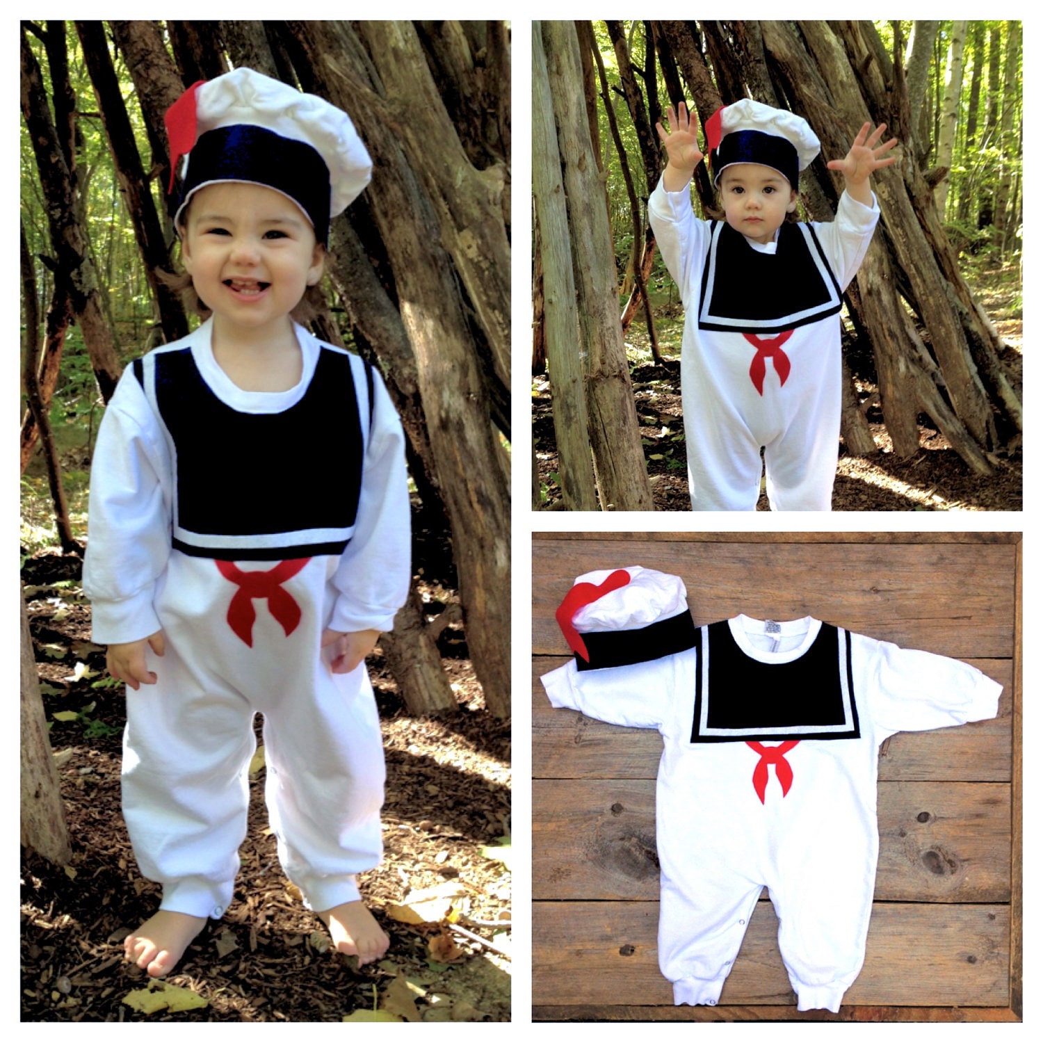 Marshmallow Man Childrens Costume - Warm Version