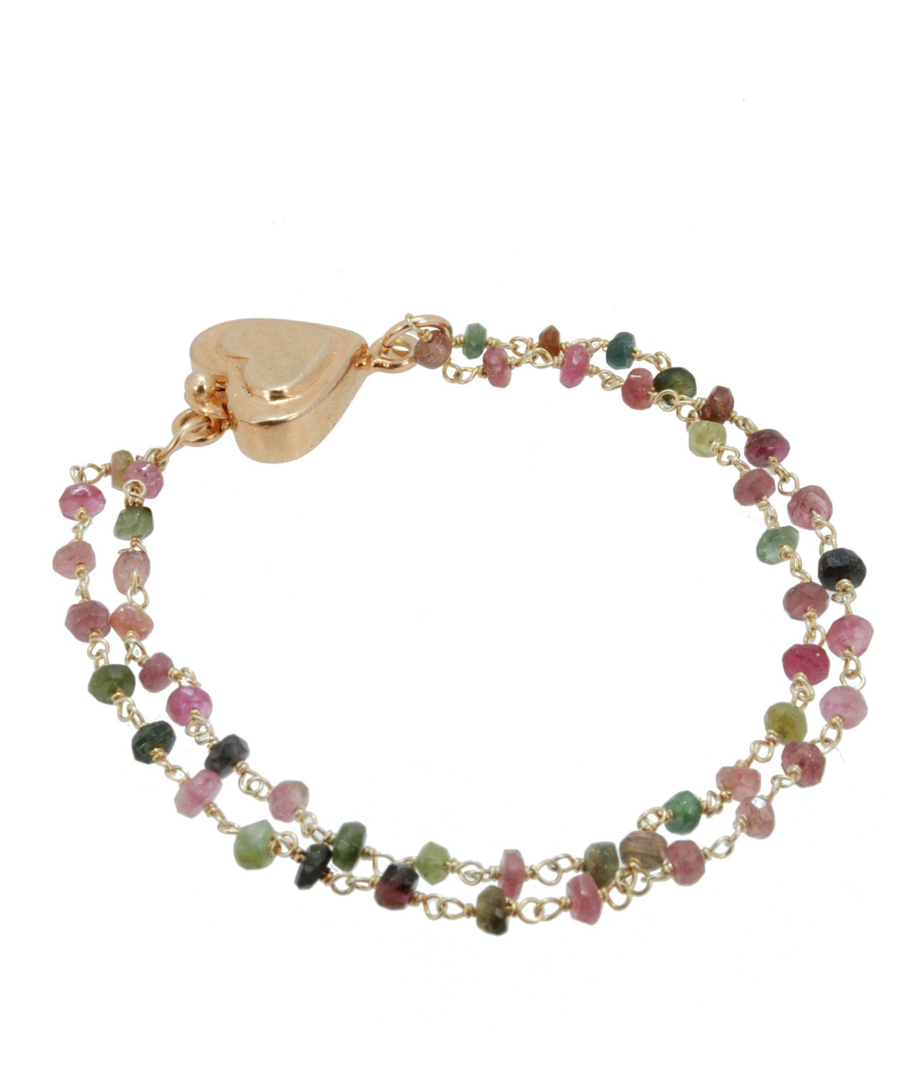 Tourmaline Rosary Style Bracelet