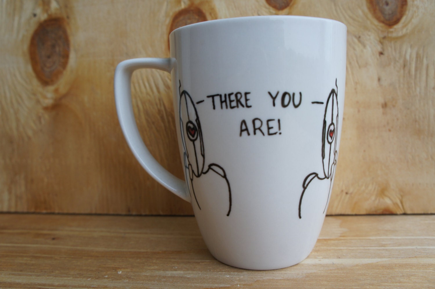 NEW Portal Turret Love I See You Coffee Mug Tea Cup