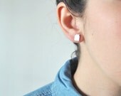 Little House Stud Earrings in sterling silver