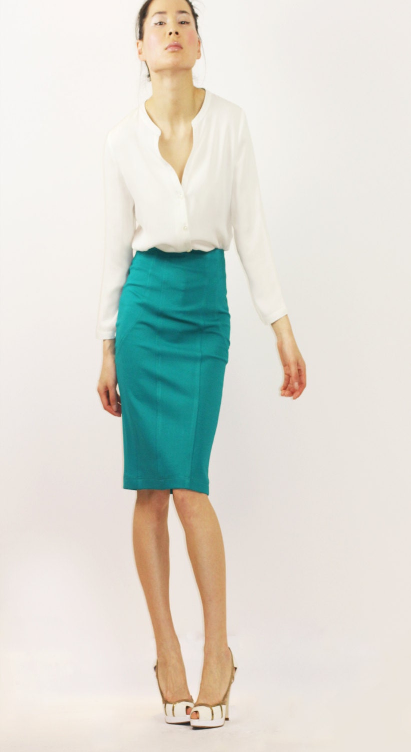 Cream colored silk blouse