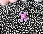 Lavender Cross Bone Ring