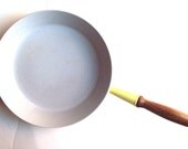 Le Creuset Yellow Enamel Frying Pan