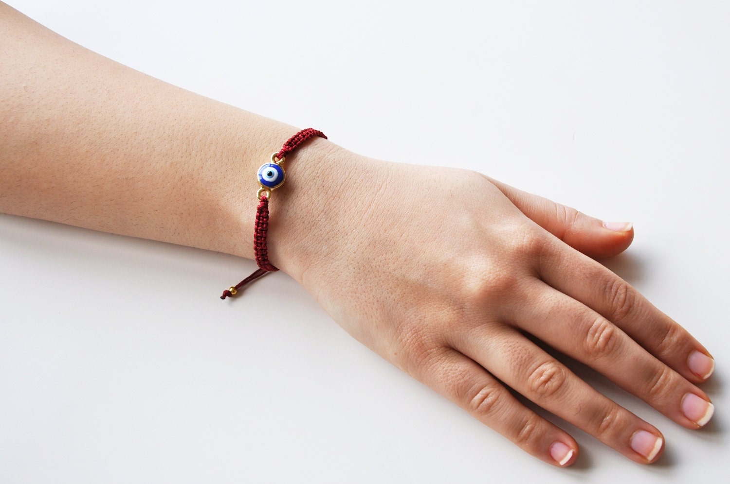 Evil Eye Macrame Bracelet