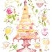 Custom Wedding Cake Recipe Watercolor Painting Print, Personalized Wedding Art Gift, Home decor
