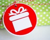 Christmas Gift Die Cut Christmas Tags or Package Labels Set of 6 Tags A631 Il_170x135