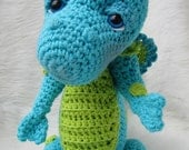 New Cute Dragon Crochet Pattern by Teri Crews Wool and Whims Instant PDF Download