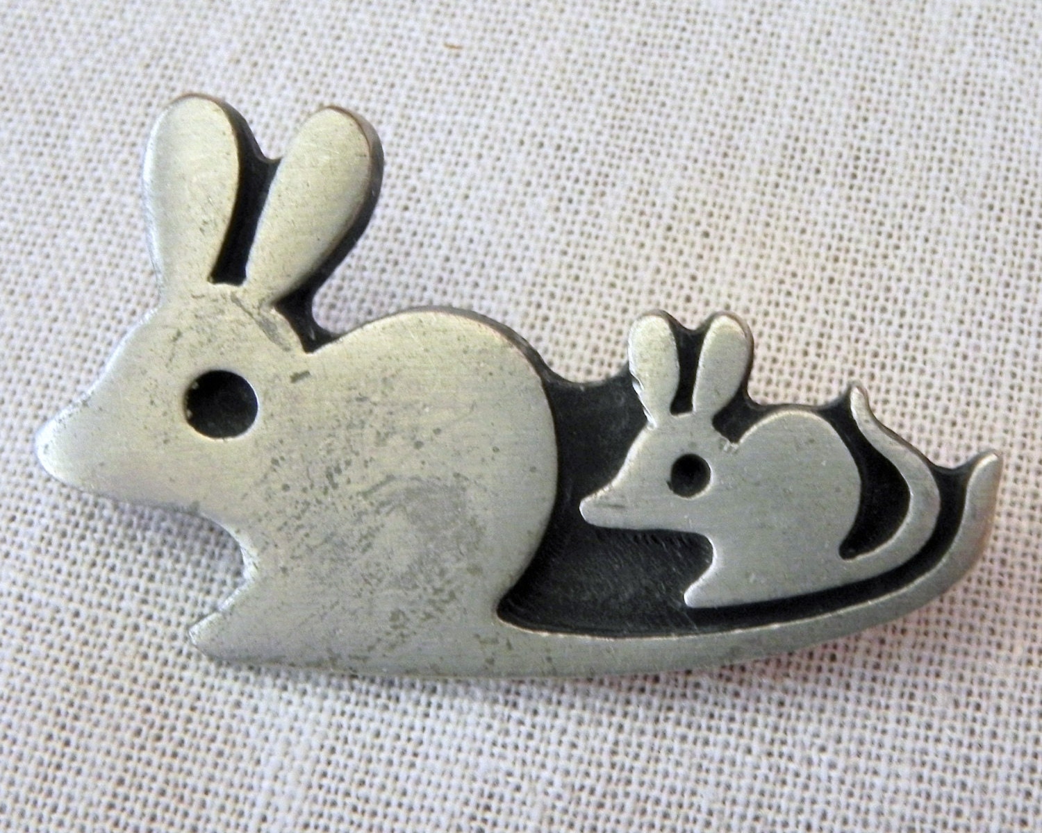 Vintage Rune Tennesmed Swedish Pewter Mice Brooch Pin by EdibleComplex on Etsy