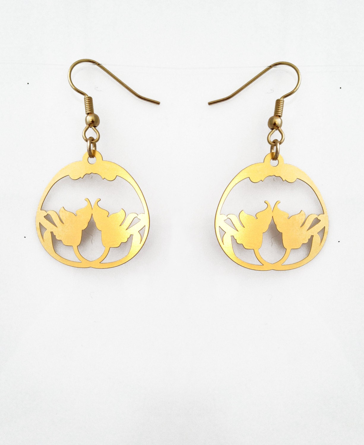 Fleur Nouveau Earrings Gold